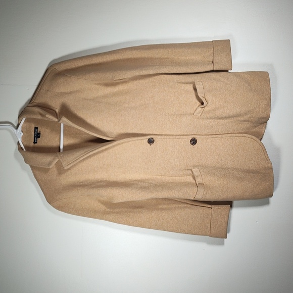 J. Crew Schoolboy Tan Brown Knit Sweater Blazer S - Picture 1 of 9